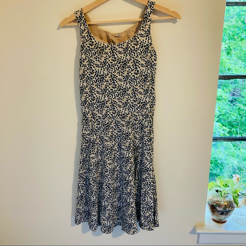 Uniqlo floral pattern bra summer dress XS